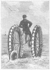 Water Tricycle. Date: 1884