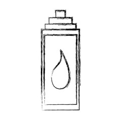 Water thermo bottle icon vector illustration graphic design