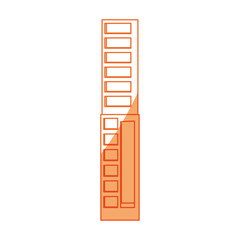 isolated building tower icon vector illustration graphic design