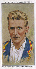 Larwood - Cricketer. Date: 1934
