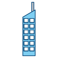 isolated building tower icon vector illustration graphic design