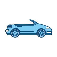 isolated convertiblecar icon vector illustration graphic design