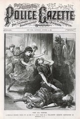 Hysteria runs riot in a Brooklyn cigarette factory. Date: 1886