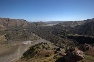 The Landmannalaugar - Thorsmork route is called 