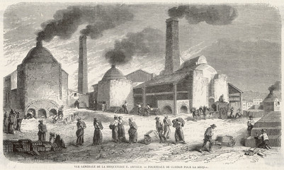 Industry - Brickmaking. Date: 1863