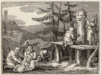 Pagan Laplanders. Date: 1835
