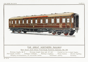 Gt Northern Sleeper. Date: circa 1910