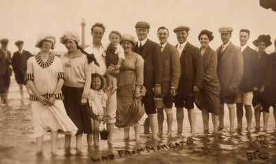 Paddling  Kent Coast. Date: 1922