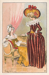 Parisiennes of 1789. Date: 1789