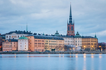 Fototapeta na wymiar Old town of Stockholm, Sweden