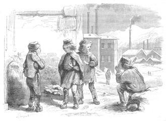 French Factory Boys. Date: 1850