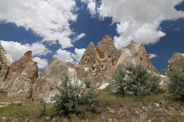 Rock Formations in  Cappadocia