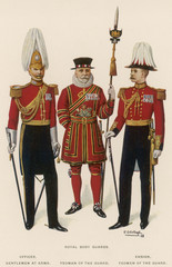 Costume  Royal Bodyguard. Date: 1908