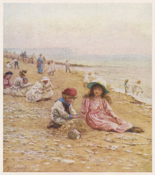 A Very Modest Sandcastle. Date: 1886