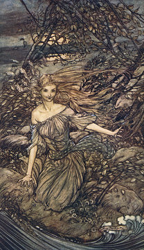 Myth - Mythology - Undine By River