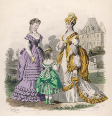 Costume July 1869. Date: 1869