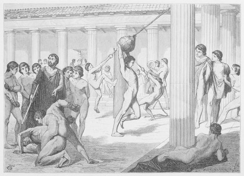 Spartan Gym Exercises. Date: ancient