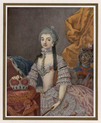 German Princess 1680. Date: circa 1680