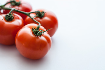 Fresh tomato healthy concept.