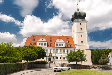Barockes Schloss Delitzsch in Sachsen