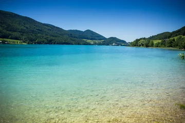 Rolgordijnen Fuschlsee lake. Austria. © Sergey Fedoskin