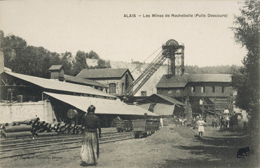 Naklejka premium Rochebelle Mine - 1904. Date: 1904