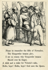 Fifth of November. Date: circa 1874