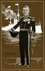 Admiral and Sea Lord of the Royal Navy John Fisher. Date: circa 1909
