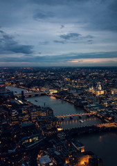 Fototapeta na wymiar London Skyline Night