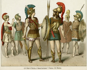 Obraz premium Greece - Costume. Date: circa 500 BC