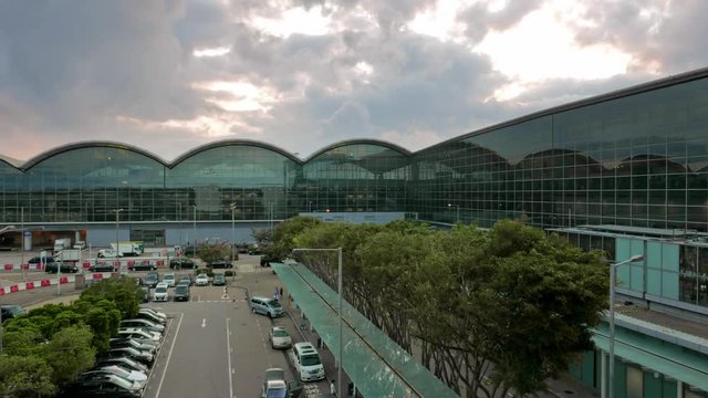 Chek Lap Kok, Hong Kong, April 2017 -: Hong Kong international airport