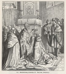 Friedrich III Crowned. Date: 1452