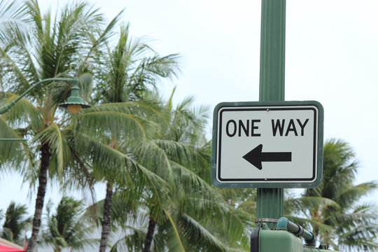 ハワイの道路標識