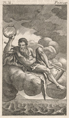 Kronos and Uroboros. Date: 1774