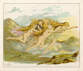 Fairies Steal a Child. Date: 1886