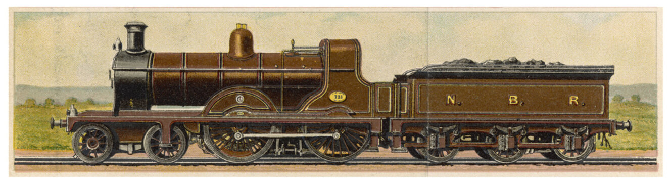 North British Railway Loco. Date: 1900