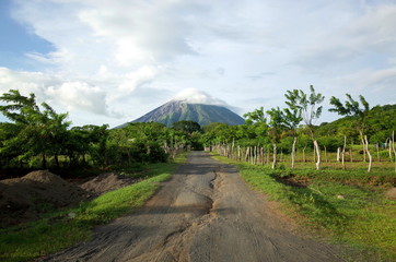 An amazing view of Volcan Concepcion on Isla Ometepe in Nicaragua