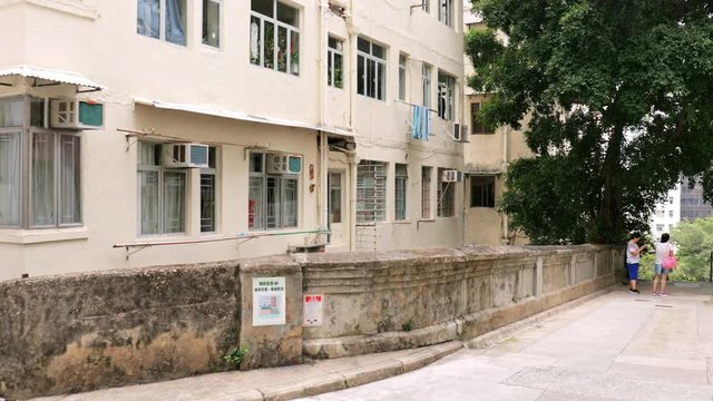 Central, Hong Kong, 8 May 2017 -: Residential district in Central of Hong Kong