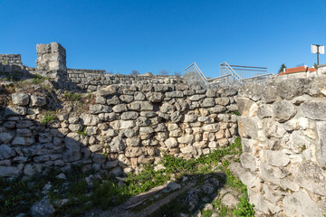 Archaeological site Shumen fortress near Town of Shoumen, Bulgaria