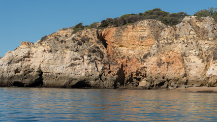 Fototapeta na wymiar Prainha in Algarve Portugal