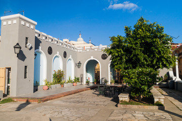 Fototapeta na wymiar Balcon de Velazquez viewpoint in Santiago de Cuba, Cuba