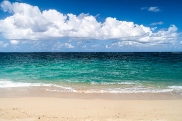 Fototapeta na wymiar Playa Maguana beach near Baracoa, Cuba