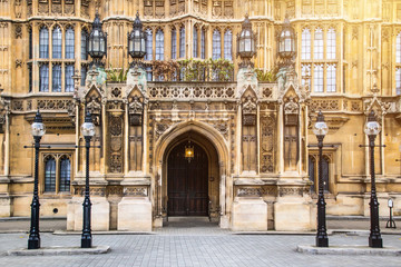 Fototapeta na wymiar Westminster Abbey Doorway, London