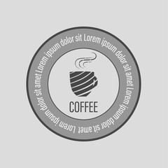 Cafe coffee logo