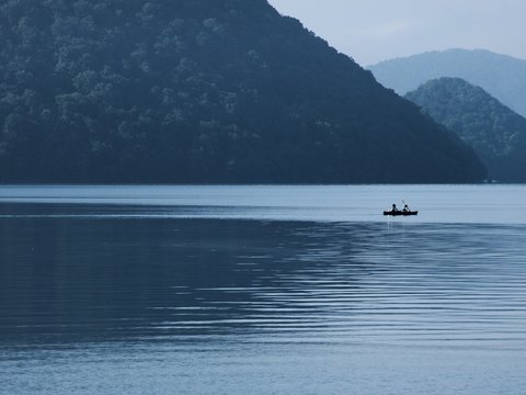 二人乗りカヤック　北海道洞爺湖