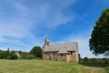 Fototapeta na wymiar Church in French village