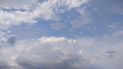 Naklejka na ściany i meble cloudy blue sky background