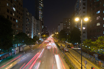 Residential Road in Hong Kong
