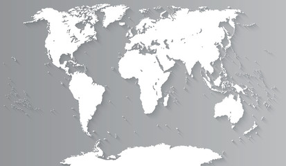 Fototapeta na wymiar World map