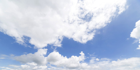 Clouds with blue sky background